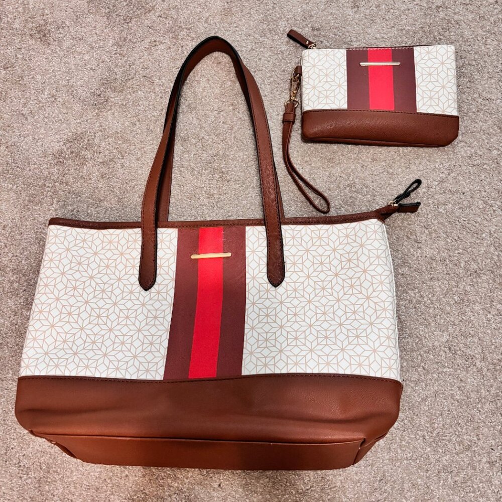 Una Talla Multicolored Wallet and Purse Set